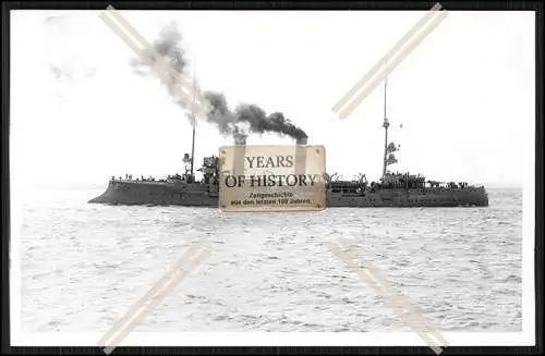 Foto SMS S.M.S. Thetis 1900 Kleiner Kreuzer der Kaiserlichen Marine