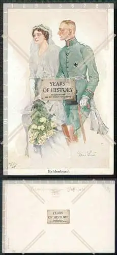 AK 1. WK Heldenbraut Wohlgemuth & Lissner Primus-Postkarte No. 1058