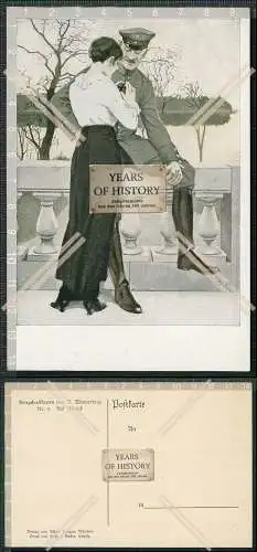 AK Auf Urlaub Nr. 4 Kriegspostkarten von B. Wennerberg 