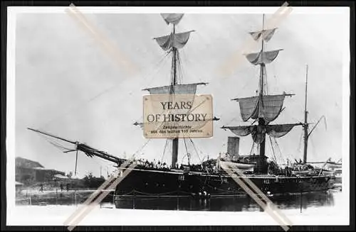 Foto SMS S.M.S. Ariadne 1871 Kreuzerkorvette der Kaiserlichen Marine