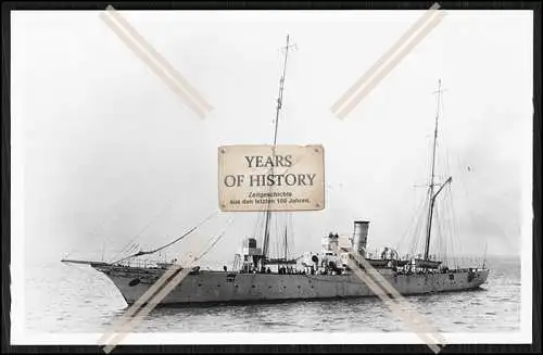 Foto SMS S.M.S. Zieten 1876 Torpedofahrzeug der Kaiserlichen Marine