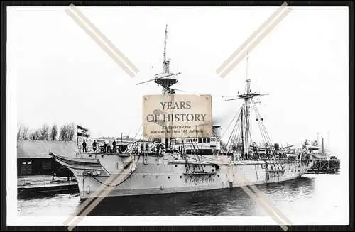 Foto SMS S.M.S. Olga 1880 Kreuzerkorvette n.U. der Kaiserlichen Marine