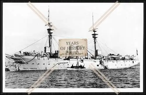 Foto SMS S.M.S. Olga 1880 Kreuzerkorvette n.U. der Kaiserlichen Marine