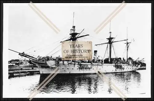 Foto SMS S.M.S. Olga 1880 Kreuzerkorvette der Kaiserlichen Marine
