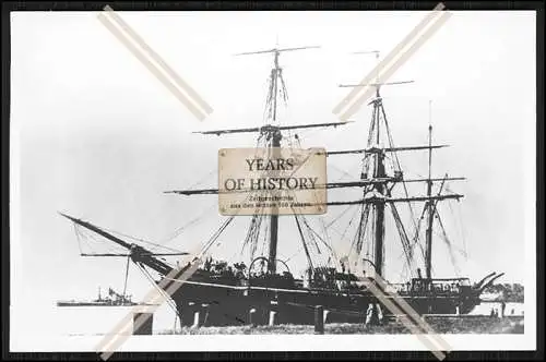 Foto SMS S.M.S. Sophie 1881 Korvette Schulschiff der Kaiserlichen Marine
