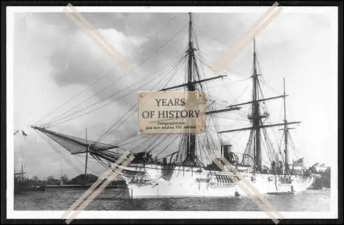 Foto SMS S.M.S. Sophie 1881 Korvette Schulschiff der Kaiserlichen Marine