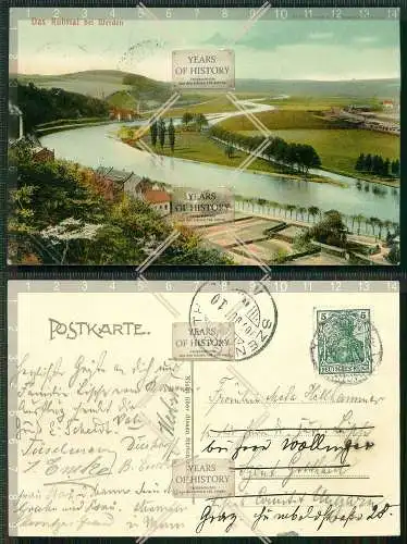 Orig. AK Werden Ruhrtal Hattingen Witten gel. 1907