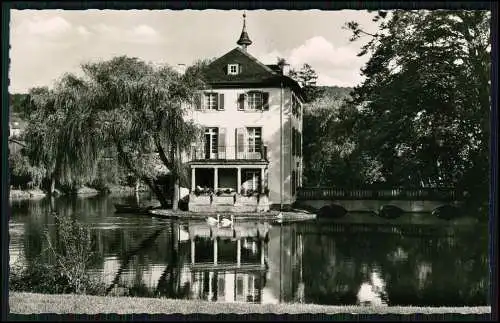 Foto AK Trappenseeschlösschen Heilbronn barockes Bauwerk inmitten des Trappensee