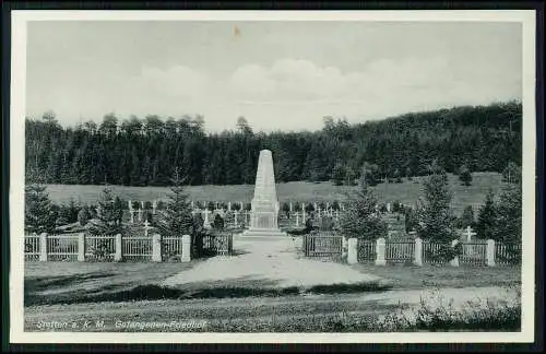 AK Stetten a. k. Markt Gefangenen Friedhof Denkmal Truppenübungsplatz Heuberg