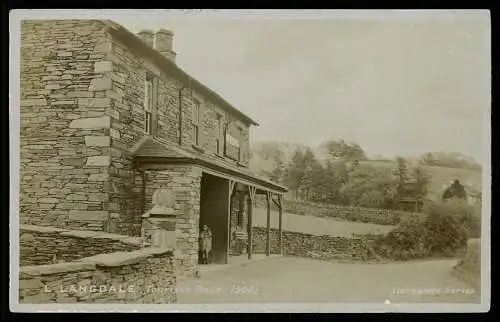 Foto AK Ambleside Langdale Lake District Cumbria England 1909 gelaufen