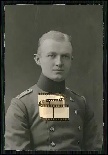 Foto 9x8cm  1. WK Portrait Soldat in Uniform - Nr. 118