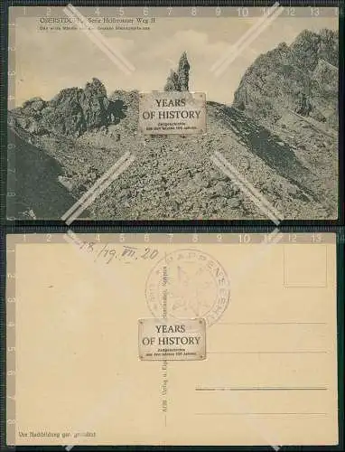 AK Oberstdorf Heilbronner Weg II wilde Männle von Steinscharte 1920