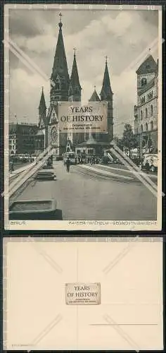 AK Breitscheidplatz Charlottenburg Berlin Kaiser Wilhelm Gedächtniskirche Stra