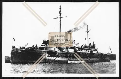 Foto S.M.S. Beowulf 1890 Küstenpanzerschiff Kaiserliche Marine