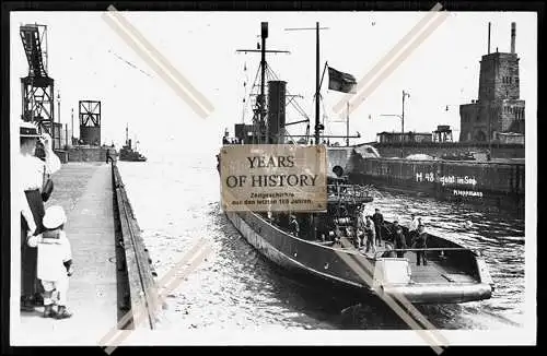 Foto M 48 geht in See Minensuchboot Minenräumboot Böcke 1. WK ab 1914 Kaiserl