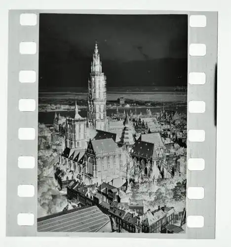 Original Negativ Luftbild Belgien Flandern Nordfrankreich Antwerpen 1941  Nr. 12