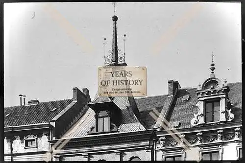 Foto Köln 1944-46 Haus Gebäude schönes Dach Verzierung