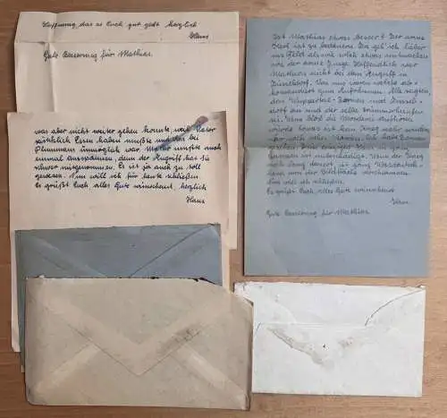 3x Feldpost-Brief 1943- Wuppertal Elberfeld Sagan-Kaserne Artillerie-Regiment 76
