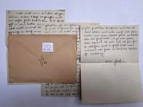 Feldpostbrief Russland 1943 - von Josef Jennen - aus Dülken Alt-Viersen - 252