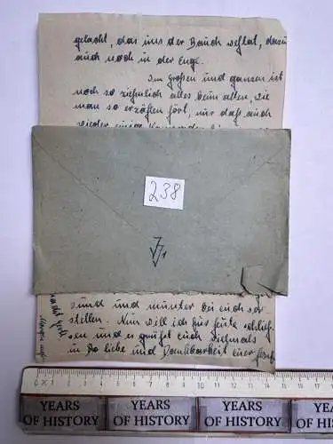 Feldpostbrief Russland 1943 - von Josef Jennen - aus Dülken Alt-Viersen - 238