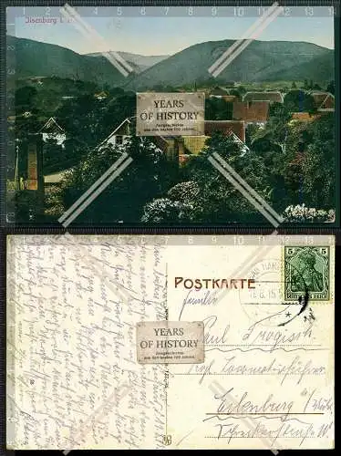 AK Ilsenburg im Harz Panorama 1915 gelaufen