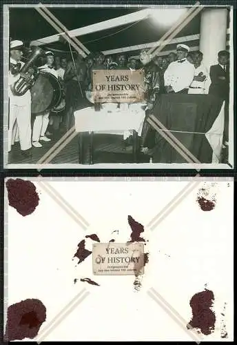 Foto 18x13 cm Dampfer Schiff Württemberg Äquator Taufe 1936 