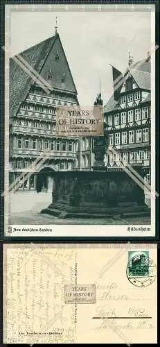 Orig. AK Hildesheim das Knochenhauer Amtshaus mal 1934 gelaufen