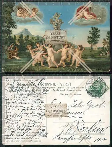 AK Künstler Stengel u. Co. 29698 Amorettentanz beim Raube der Proserpina 1907