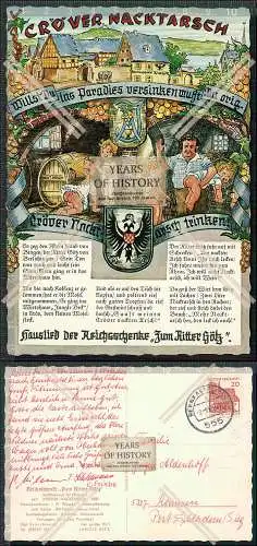 AK Postkarte Kröv Mosel Kröver Nacktarsch Reichsschenke