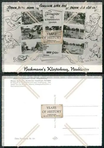 AK Neukloster Buxtehude Kreis Stade Beckmann s Klosterkrug See uvm. 