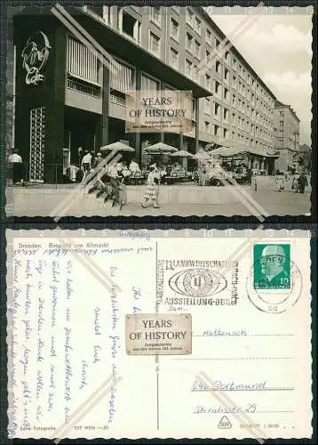 Foto AK Dresden Sachsen DDR Ringkaffee am Altmarkt-Brück & Sohn Kunstverlag