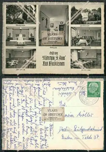 AK Postkarte Bad Waldliesborn Lippstadt Müttererholungsheim St. Annahaus