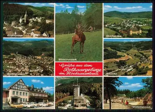 AK ROTHAARGEBIRGE Oberhundem Hochsauerland Deutsche Hochwildschutzparke Schulte