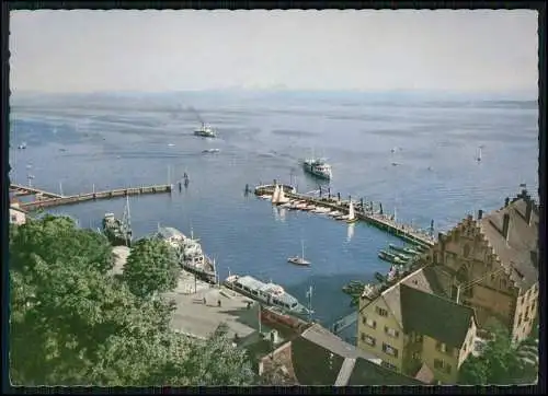 Foto AK Postkarte Meersburg am Bodensee Luftbild Fliegeraufnahme