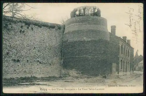 Roye-Somme Les Vieux Remparts - La Tour Saint-Laurent 1917 Feldpost gelaufen