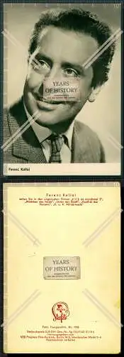 Orig. Autogrammkarte  Ferenc Kallai ursprünglich Ferenc Krampner  ungarischer