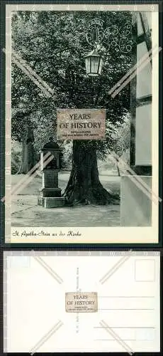 Orig. AK Balve St. Agatha Stein an Pfarrkirche St. Blasius Hönnetal Flusstal i