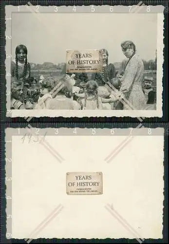 Foto Mädchen mit Zöpfe 1931 BDM Kinderbetreuung