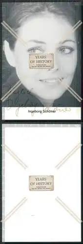 Ingeborg Schöner Autogrammkarte signiert Schauspielerin Zen-Lehrerin Buchautor