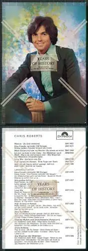 Chris Roberts Autogrammkarte signiert deutscher Sänger und Schauspieler