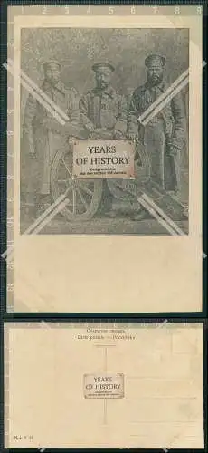 AK Feldpost 1. WK Russische Soldaten vor Geschütz Flak Pak 1916