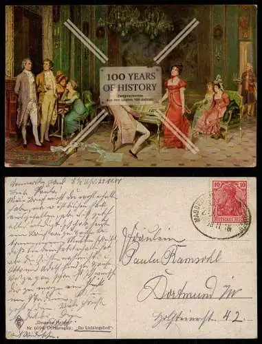 Orig. AK Künstlerkarte ca. 1900-1920 verschiedene Motive Mädchen Liebespaare Jun