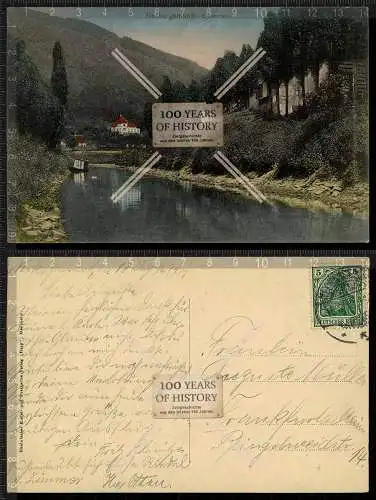 Orig. AK Neckargemünd Elsenztal gel. 1919