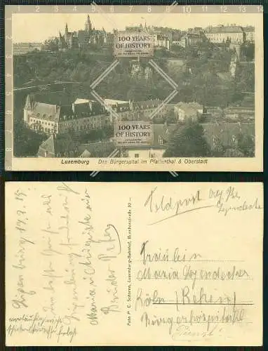 Orig. AK Luxemburg Pfaffenthal Oberstadt 1914