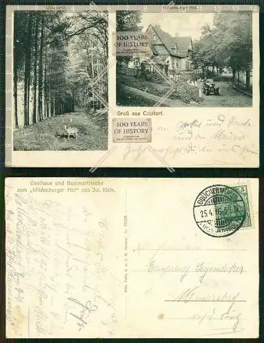 Orig. AK Crottorf Krottorf Friesenhagen Gasthaus Wildenburger Hof Brüchermühle