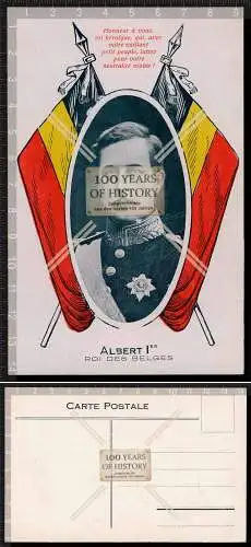 Orig. AK 1. WK Belgien Prinz Albert I. 1914
