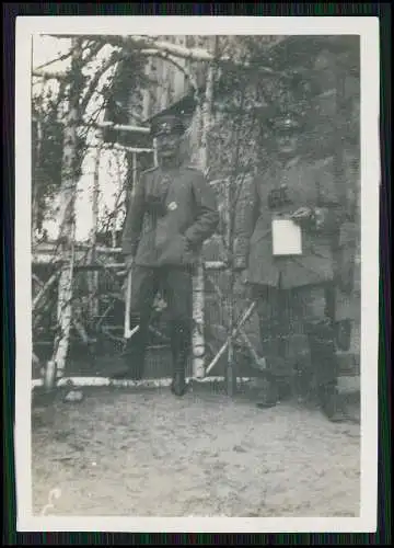 6x Foto 1. WK Soldaten Ostfront Birkenholz 1916 Beschreibung Rückseite 9x6 cm
