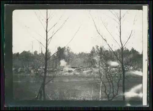 6x Foto 6x9 1. WK Soldaten Ostfront 1916-17 Draht Sperren Beschreibung Rückseite