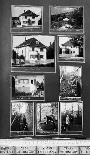 69x Foto Baubeginn unser Haus 1937-38 - Mannheim Paul-Martin-Ufer 10 am Neckar
