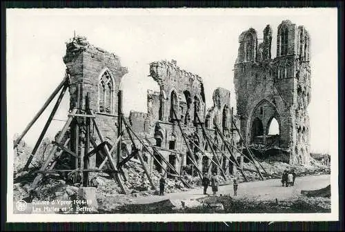 4x AK 1. WK Feldpost-Postkarte Ypres Ypern Flandern Belgien